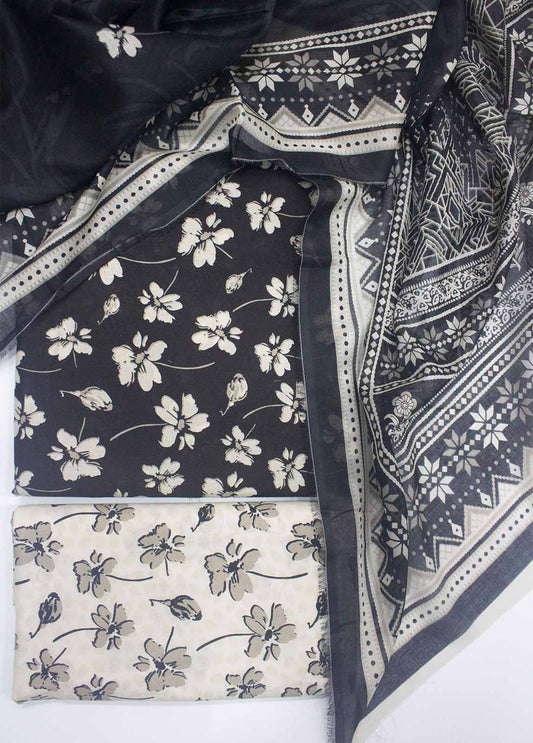 DP-0496- 3 Piece Lawn Printed UnStitched Suit