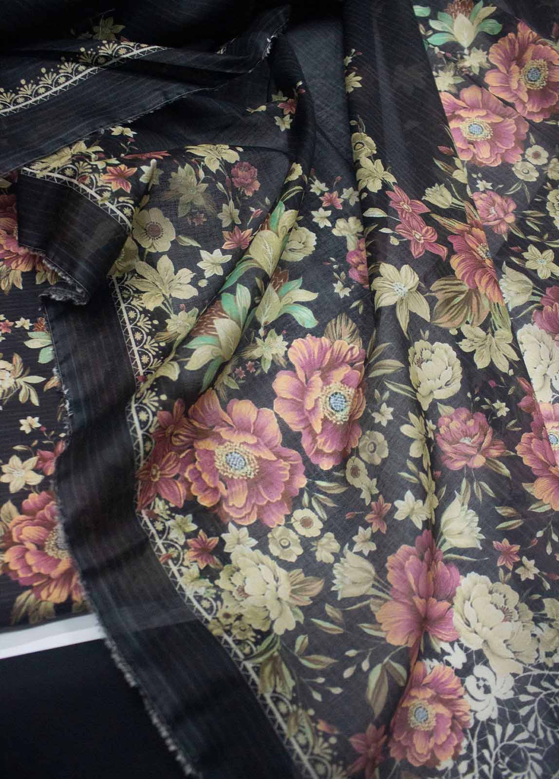 DP-0617- 3 Piece Lawn Printed UnStitched Suit