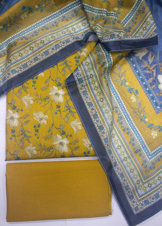 DP-0621- 3 Piece Lawn Printed UnStitched Suit