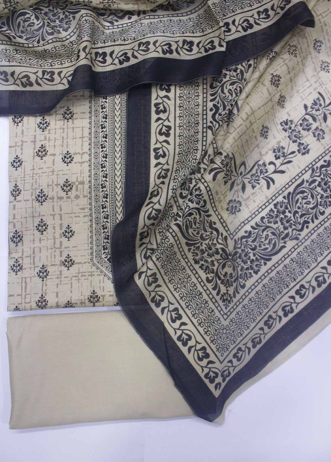 Bin Saeed Fabric - DP-0656- 3 Piece Lawn Printed UnStitched Suit