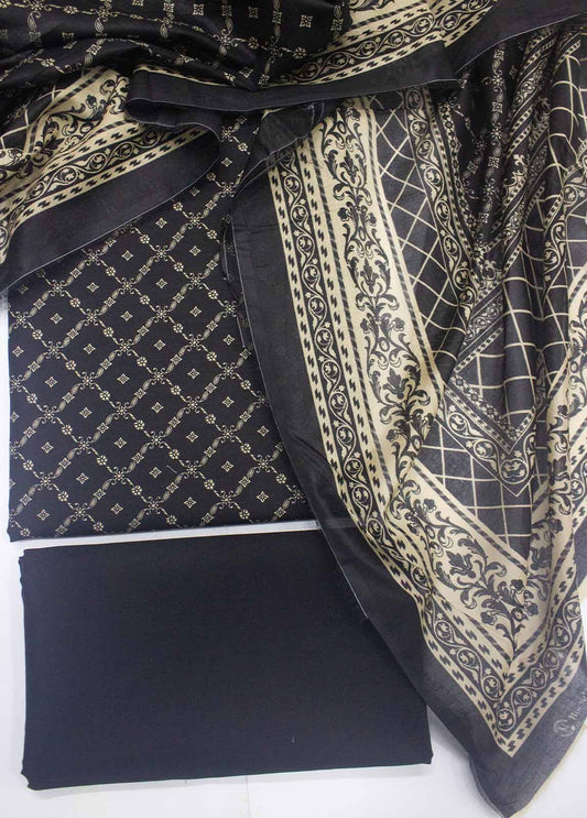 DP-0658- 3 Piece Lawn Printed UnStitched Suit