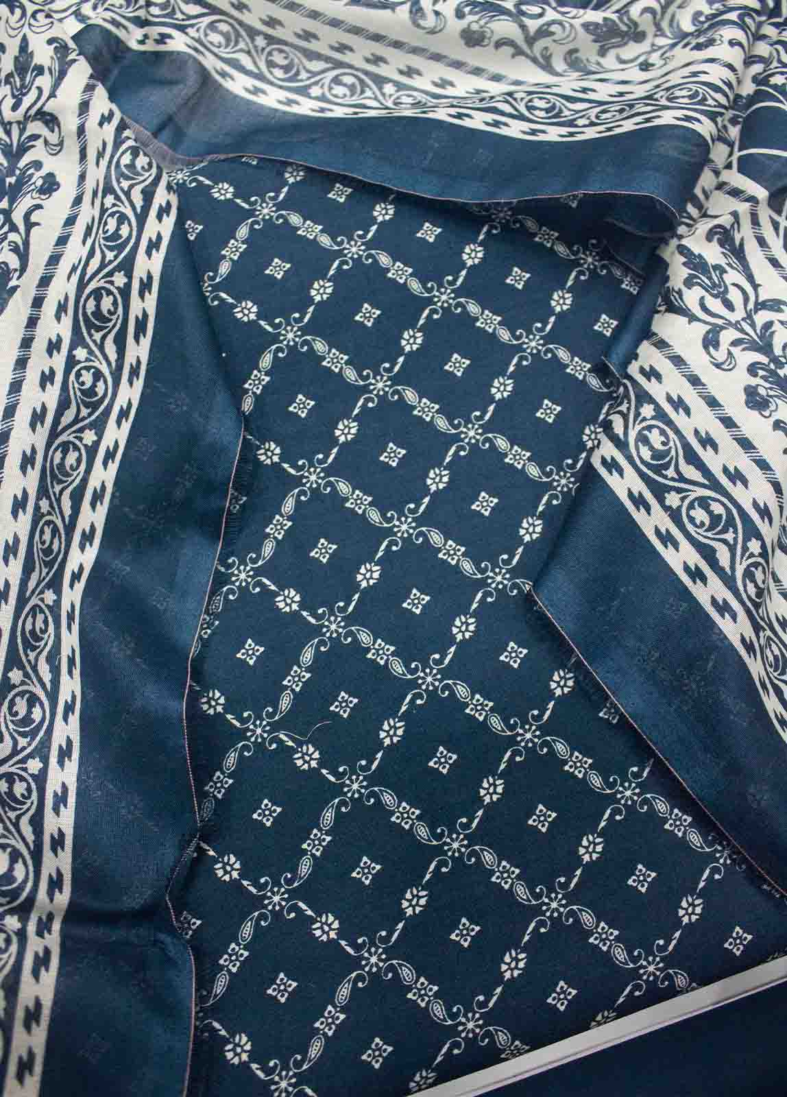 DP-0659- 3 Piece Cotton Printed UnStitched Suit