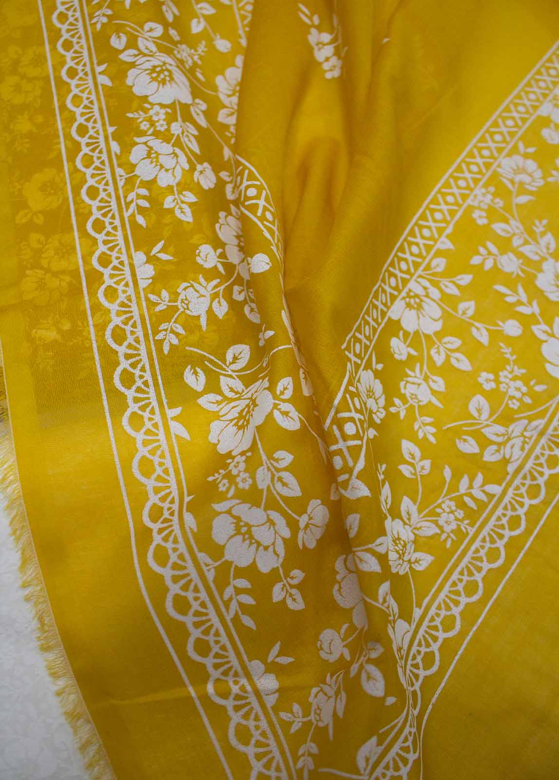 Bin Saeed Fabric - DP-0705- 3 Piece Lawn Printed UnStitched Suit