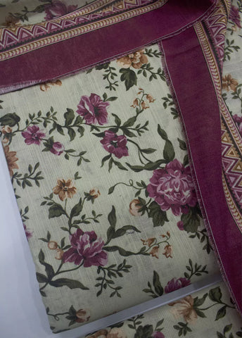 3 Piece Printed MultiColor Lawn Unstitched Suit