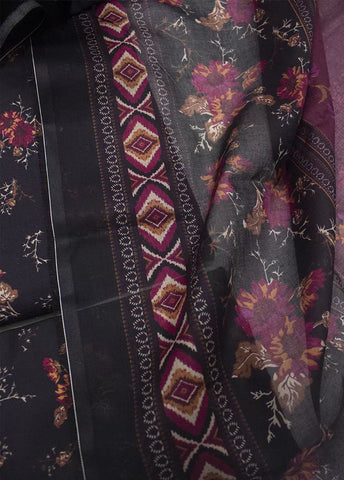 3 Piece Printed MultiColor Unstitched Suit