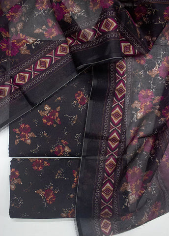 3 Piece Printed MultiColor Unstitched Suit