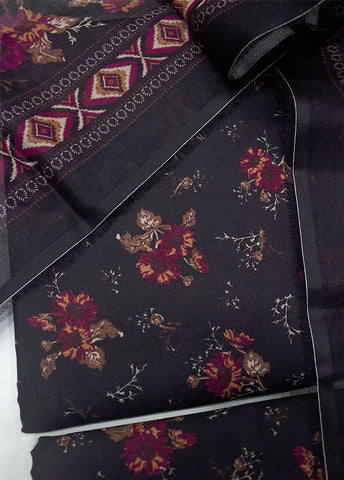 3 Piece Printed MultiColor Unstitched Suit