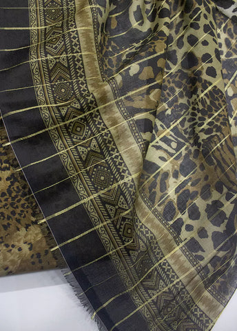 3 Piece Printed MultiColor Unstitched Suit