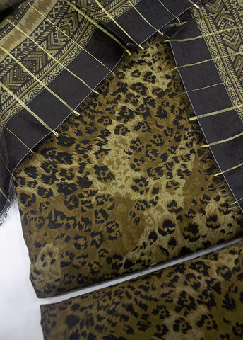 3 Piece Printed MultiColor Unstitched Suit