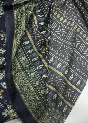 3 Piece Printed MultiColor Unstitched Suit