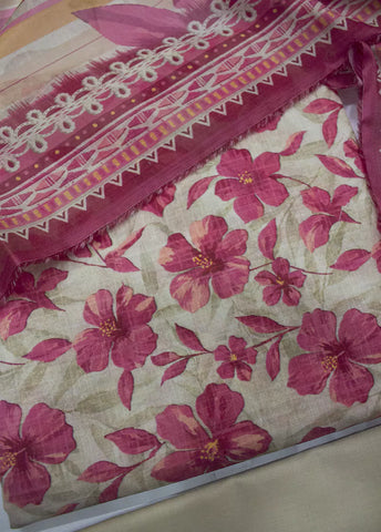 3 Piece Printed MultiColor Unstitched Suit