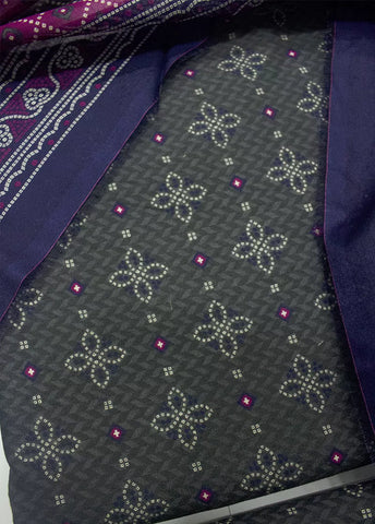 3 Piece Printed MultiColor Unstitched Suit