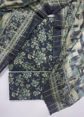 3 Piece Printed MultiColor Unstitched Suit