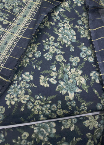 3 Piece Printed MultiColor Unstitched Suit