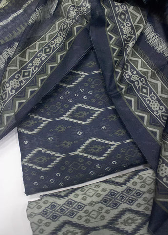 3 Piece Printed MultiColor Unstitched Suit