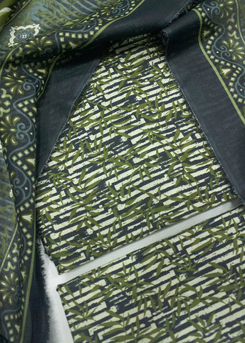 3 Piece Printed MultiColor Unstitched Suit
