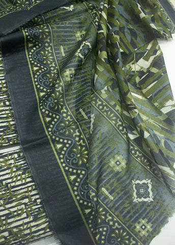 3 Piece Printed MultiColor Unstitched Suit