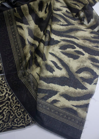 3 Piece Printed MultiColor Unstitched Suit