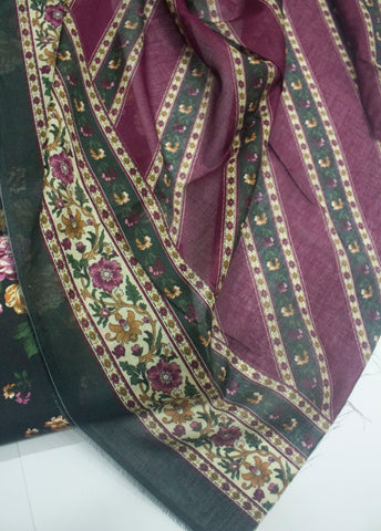 3 Piece Printed MultiColor Unstitched Suit