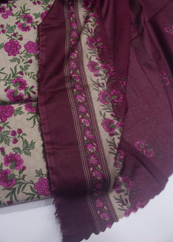 3 Piece Digital Printed MultiColor Unstitched Suit