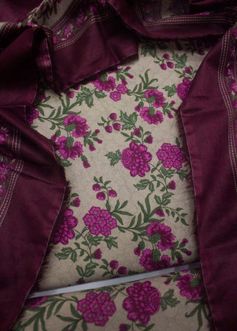 3 Piece Digital Printed MultiColor Unstitched Suit
