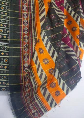 3 Piece Digital Printed MultiColor Unstitched Suit