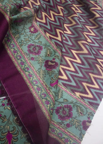 3 Piece Digital Printed MultiColor Unstitched Suit