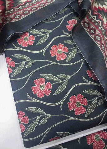 Bin Saeed Fabric - DPC-0703- 3 Piece Cotton Printed UnStitched Suit