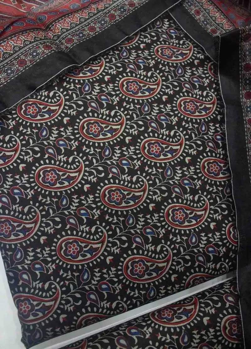 Bin Saeed Fabric - DPC-0706- 3 Piece Cotton Printed UnStitched Suit