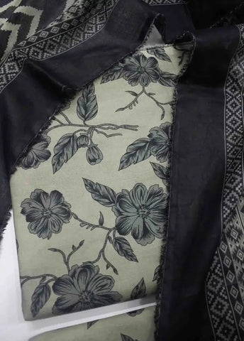 Bin Saeed Fabric - DPC-0708- 3 Piece Cotton Printed UnStitched Suit