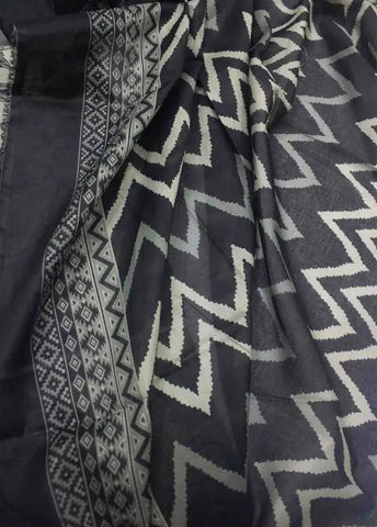 Bin Saeed Fabric - DPC-0708- 3 Piece Cotton Printed UnStitched Suit