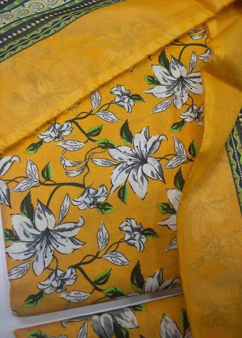 Bin Saeed Fabric - DPC-0710- 3 Piece Cotton Printed UnStitched Suit