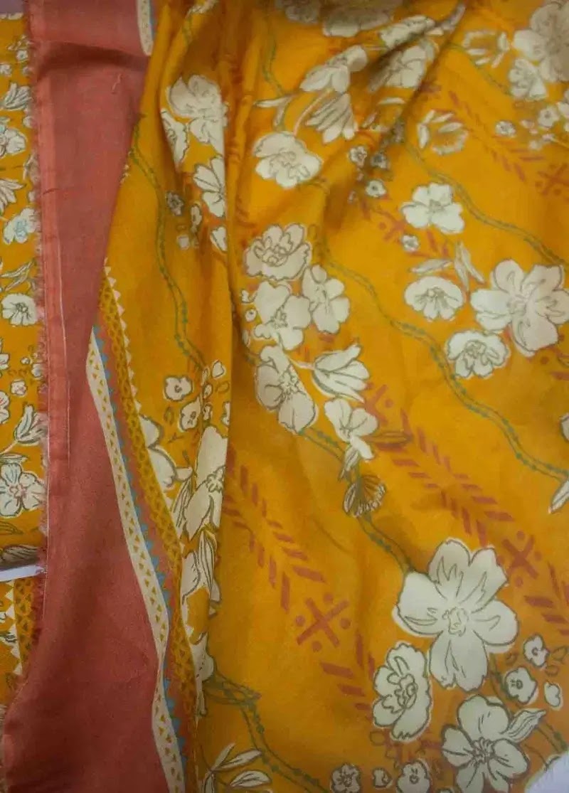 Bin Saeed Fabric - DPC-0714- 3 Piece Cotton Printed UnStitched Suit