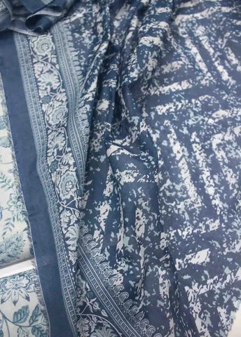 Bin Saeed Fabric - DPC-0722- 3 Piece Cotton Printed UnStitched Suit