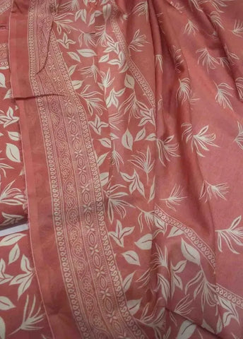 Bin Saeed Fabric - DPC-0729- 3 Piece Cotton Printed UnStitched Suit