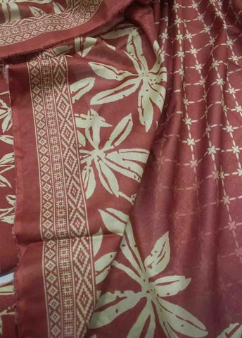 Bin Saeed Fabric - DPC-0751- 3 Piece Cotton Printed UnStitched Suit