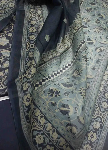 Bin Saeed Fabric - DPC-0758- 3 Piece Cotton Printed UnStitched Suit