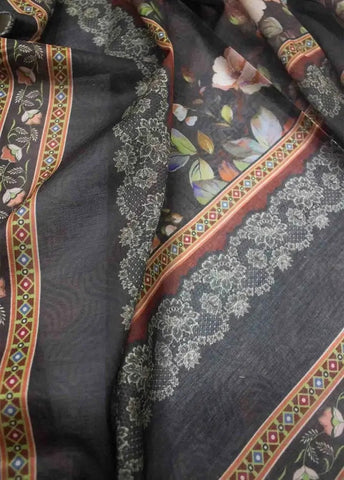 Bin Saeed Fabric - DPC-0761- 3 Piece Cotton Printed UnStitched Suit