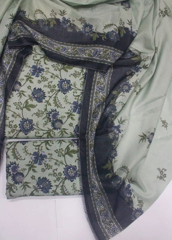 3 Piece Digital Printed MultiColor Unstitched Suit