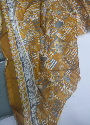 3 Piece Digital Printed Ice Blue Color Unstitched Suit