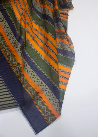 3 Piece Cotton Digital Printed MultiColor Unstitched Suit