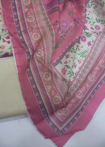 3 Piece Digital Printed MultiColor Unstitched Suit