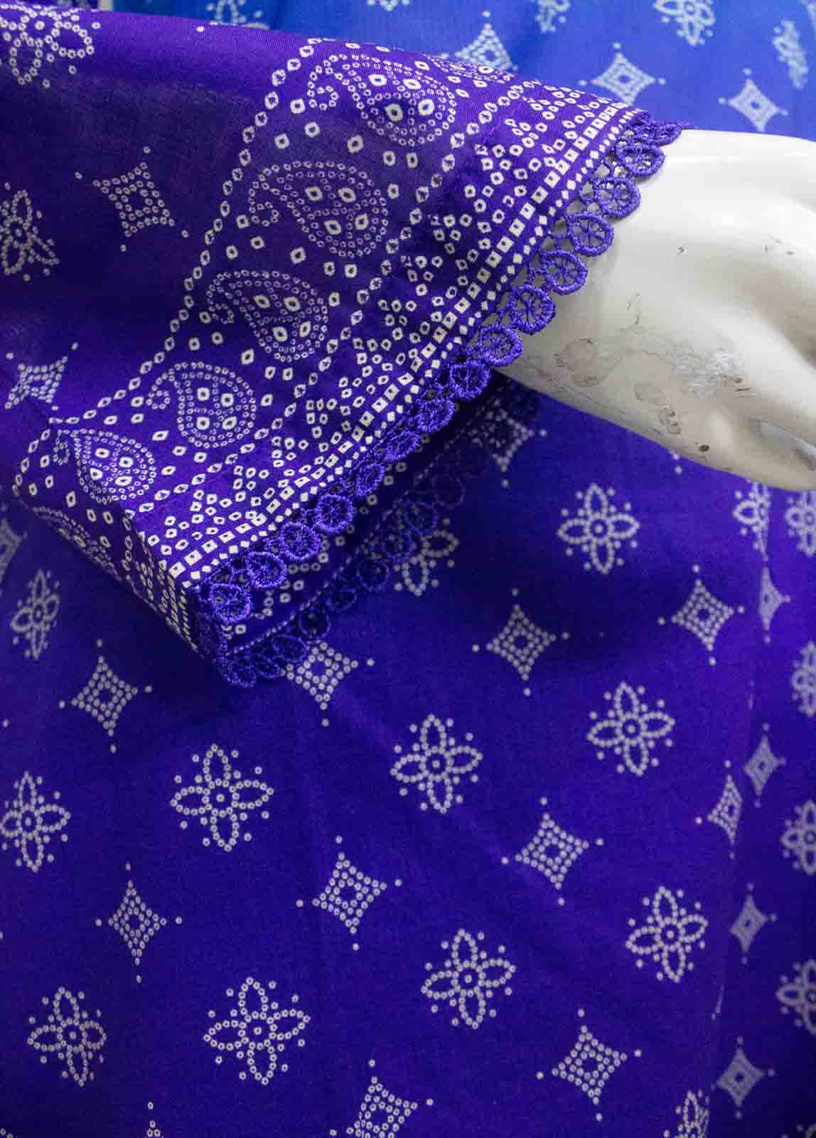 Bin Saeed Fabric - ED-0672- 3 Piece Embroidered Stitched Suit