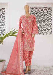 EMB-0149-SM- 3 Piece Embroidered Stitched Suit