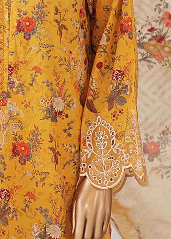 Bin Saeed Fabric - EMB-0155-SM- 3 Piece Embroidered Stitched Suit