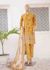 EMB-0155-SM- 3 Piece Embroidered Stitched Suit