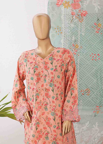 Bin Saeed Fabric - EMB-0177-SM- 3 Piece Embroidered Stitched Suit