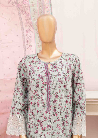 Bin Saeed Fabric - EMB-0186-SM- 3 Piece Embroidered Stitched Suit