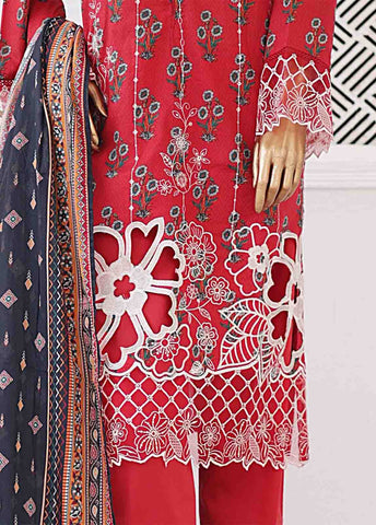 Bin Saeed Fabric - EMB-0188-SM- 3 Piece Embroidered Stitched Suit
