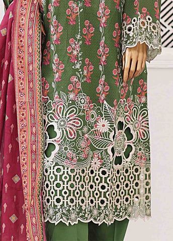 Bin Saeed Fabric - EMB-0189-SM- 3 Piece Embroidered Stitched Suit